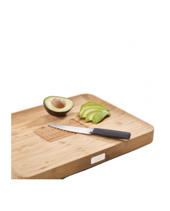 joseph joseph Skärbräda Cut 'amp; Carve Bambus - 40x30x3,5cm - Bambu trä - ABS - Bambu