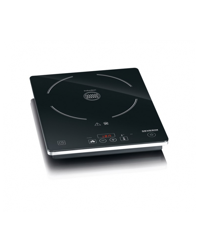 Severin KP 1071, Czarny, Blat, Płyta indukcyjna strefowa, Ceramika szklana, 1 zone(s), 1 zone(s) główny