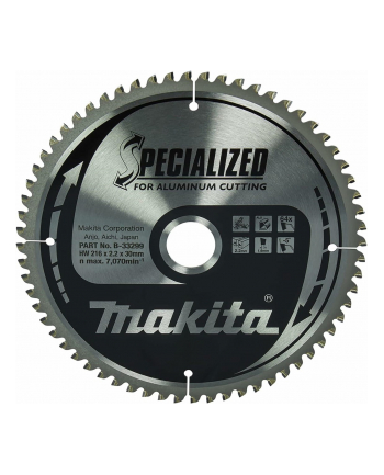 MAKITA PIŁA TARCZOWA  216x30x64z SPECJALIZED ALUMINIUM