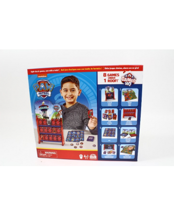 Wieża pełna gier – 8 gier Psi Patrol 6065470 Spin Master