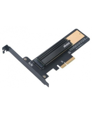 Akasa M2 X4 PCI-E 30 Adapter Card - Czarna PCB