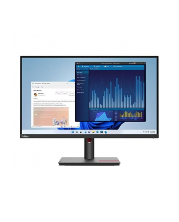 Lenovo ThinkVision T27p-30 68,6 cm (27'';) 3840 x 2160 px 4K Ultra HD monitor LED Czarny