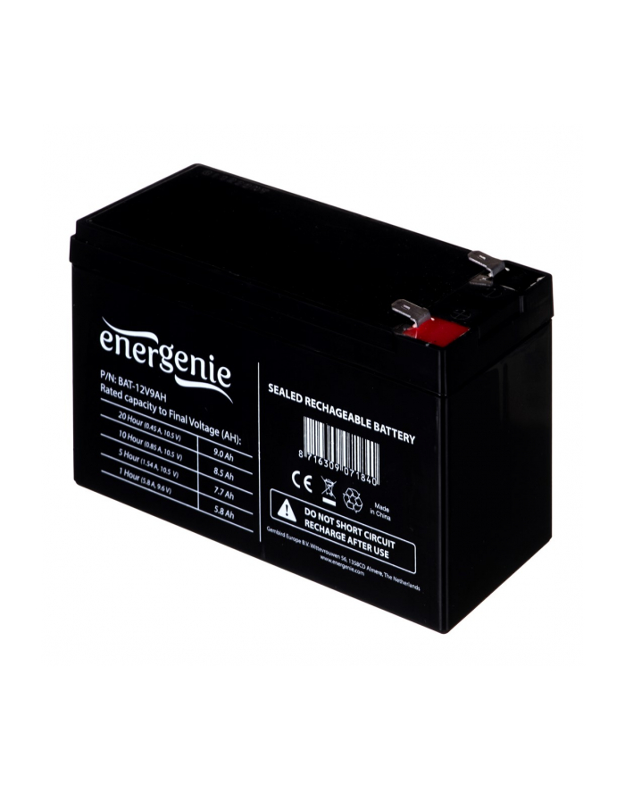 Akumulator żelowy uniwersalny dla UPS 12V/9AH Gembird główny