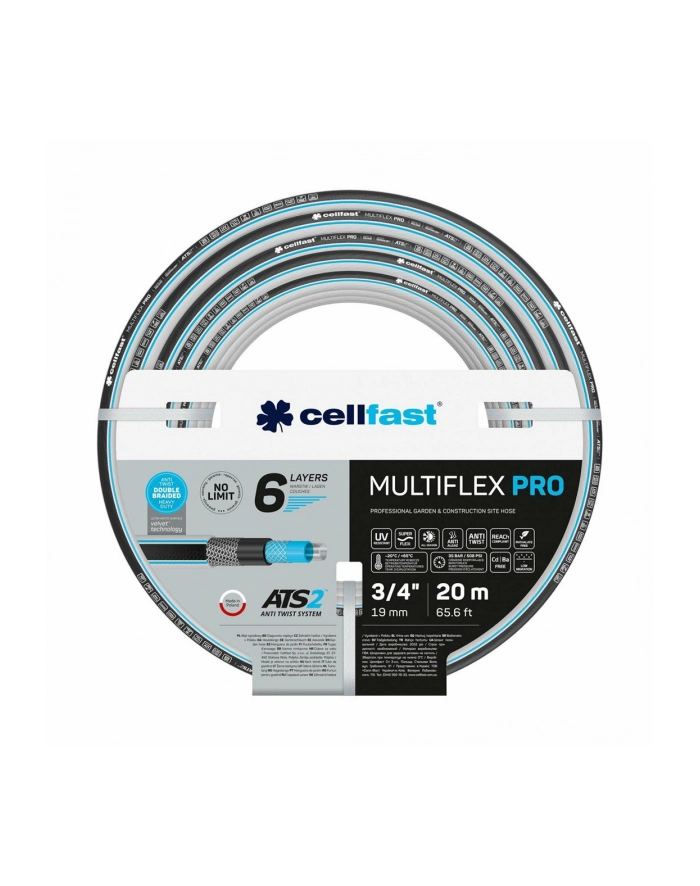 CELLFAST WĄŻ OGRODOWY MULTIFLEX PRO ATS2 3/4''; 30m główny