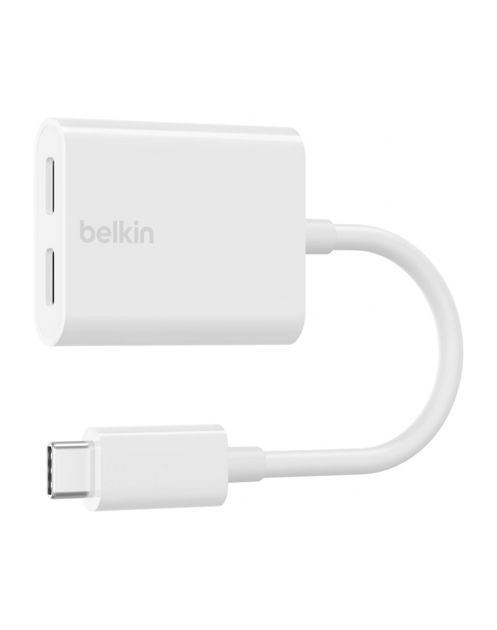 belkin ROCKSTAR USB-C/AUDIO- UND LAD-EADAPTER WEI główny