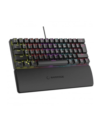 RAMPAGE KLAWIATURA MECHANICZNA PLOWER K60 BLUE RGB