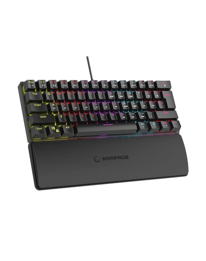 RAMPAGE KLAWIATURA MECHANICZNA PLOWER K60 BLUE RGB główny