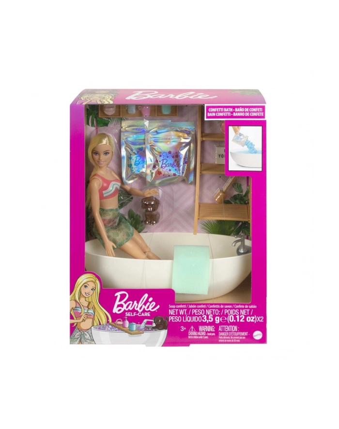 mattel Barbie Kapiel z konfetti Zestaw z lalką główny