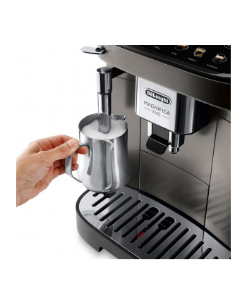 Ekspres do kawy Delonghi | ECAM 29042TB Magnifica Evo | Ciśnienie pompy 15 bar | Wbudowany spieniacz do mleka | Automatyczny | 1450 W | Srebrny/Czarny