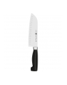 Nóż Santoku z rowkami Zwilling Four Star - 18 cm - nr 1