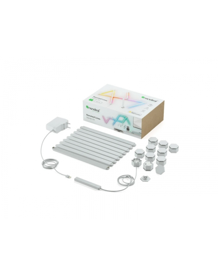 Nanoleaf Lines Starter Kit (9 panels) Nanoleaf Lines Starter Kit (9 panels) 16M+ colors główny