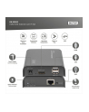 digitus Przedłużacz/Extender KVM HDMI+USB 120m po Cat6 UTP/IP 1080p FHD 60Hz audio (zestaw) - nr 9