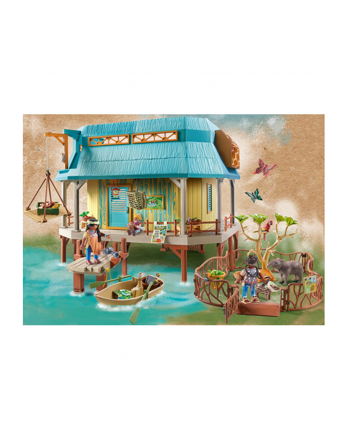 playmobil Zestaw figurek Wiltopia 71007 Ośrodek opieki nad zwierzętami główny