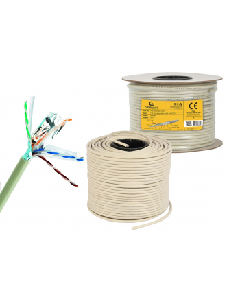 Kabel sieciowy FTP Gembird FPC-6004-SOL/100 kat 6 (drut 100 m)