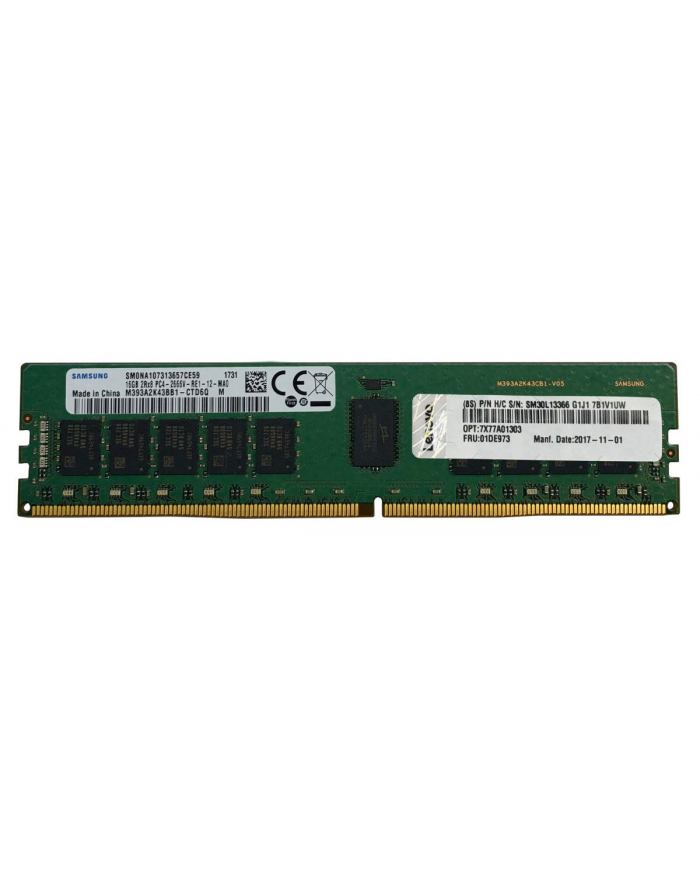 Lenovo ThinkSystem 16GB TruDDR4 3200MHz (2Rx8, 12V) ECC UDIMM główny