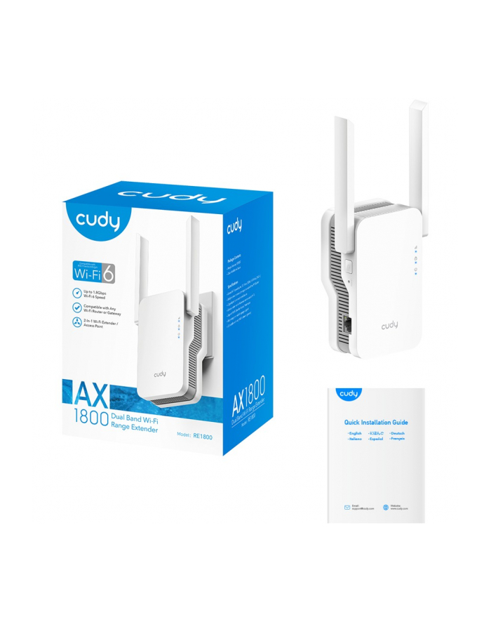 Repeater Cudy Wi-Fi 6 Mesh AX1800 główny