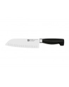 Nóż Santoku z rowkami Zwilling Four Star - 18 cm - nr 3
