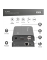 digitus Przedłużacz/Extender KVM HDMI+USB 120m po Cat6 UTP/IP 1080p FHD 60Hz audio (zestaw) - nr 5