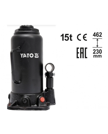 YATO DŹWIGNIK TŁOKOWY HYDRAULICZNY SŁUPKOWY 15T 230-462mm