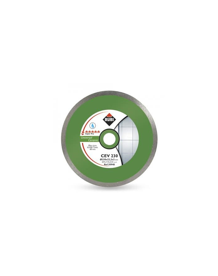 RUBI TARCZA DIAMENTOWA DO CERAMIKI CEV 250 SUPERPRO główny