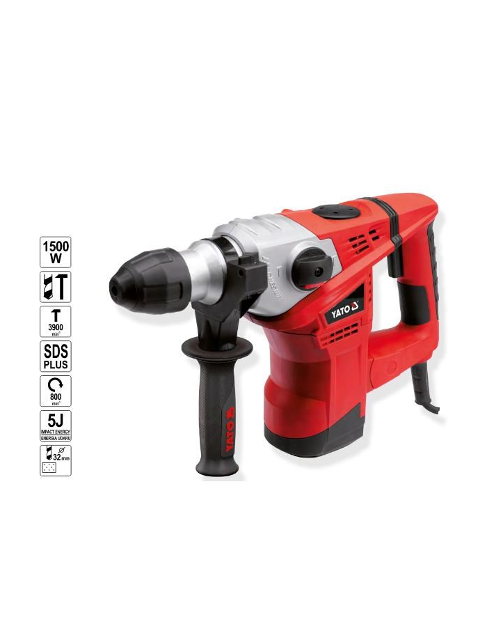 YATO MŁOT WIERCĄCO-KUJĄCY SDS-PLUS 1500W 5J  YT-82127 główny