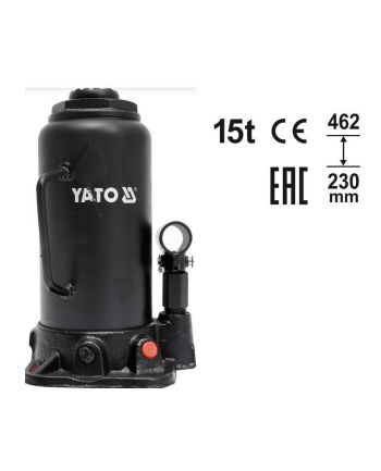 YATO DŹWIGNIK TŁOKOWY HYDRAULICZNY SŁUPKOWY 15T 230-462mm