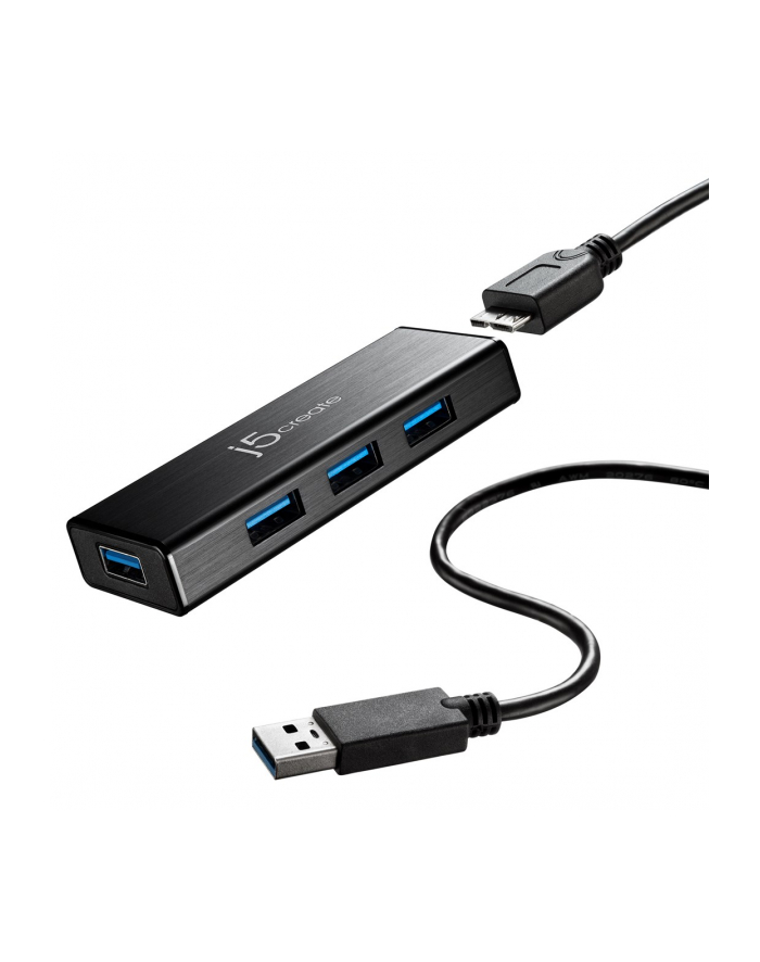 j5 create USB 30 4-PORT MINI HUB - (wersja europejska)/UK/ główny