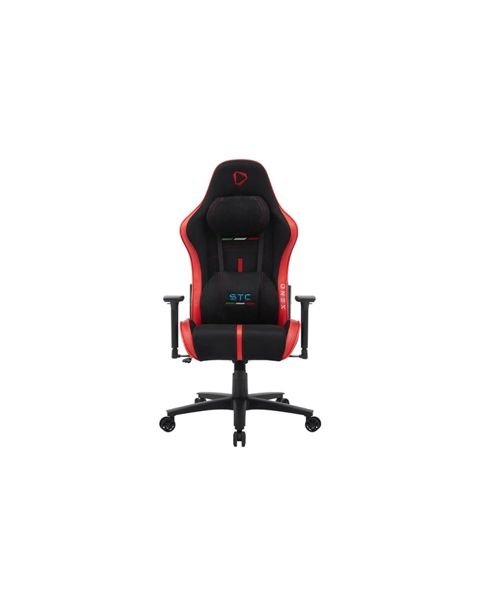 Fotel gamingowy ONEX STC Alcantara serii L - Czarny/Czerwony | Onex główny