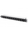 digitus Listwa zasilająca PDU 19''; Rack, 8x gniazdo C13, 2x gniazdo C19, 20m, 1x wtyk C20, 16A, aluminiowa - nr 13