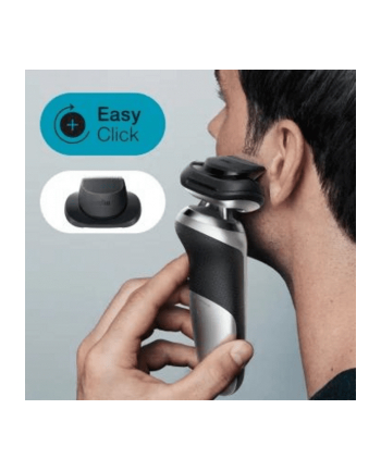 braun Brązowy | Golarka | 71-S7200cc | Czas pracy (maks) 50 min | Na mokro i na sucho | Srebrny/Czarny