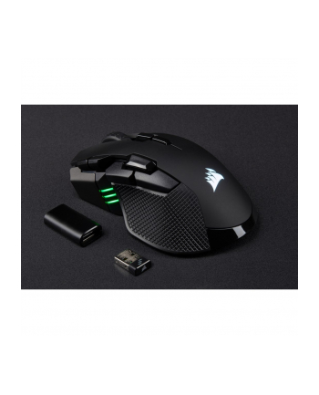 corsair Korsarz | Bezprzewodowy / przewodowy | BEZPRZEWODOWY IRONCLAW RGB | Optyczny | Mysz do gier | Czarny | Tak