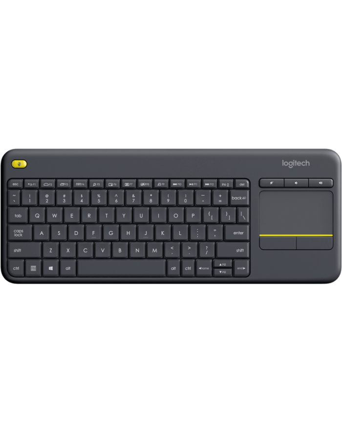 Klawiatura Logitech K400 920-007145 (USB 20; kolor czarny główny