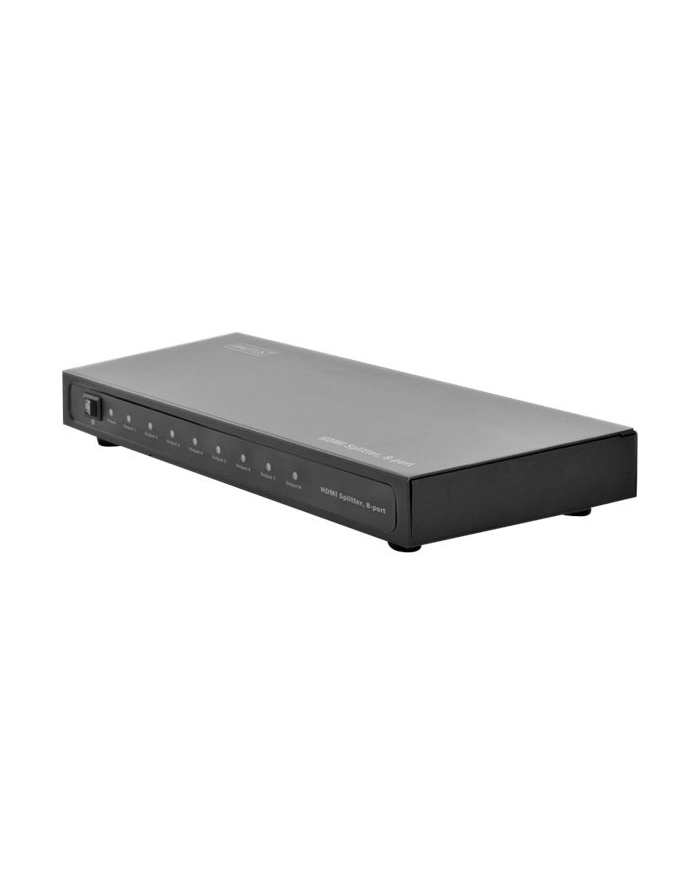 digitus Splitter HDMI 8-portowy FHD1080p 60Hz 3D HDCP 12, audio główny