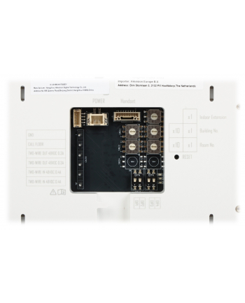 MONITOR WID-EODOMOFONU HIKVISION 2 WIRE DS-KH7300EY-WTE2/White