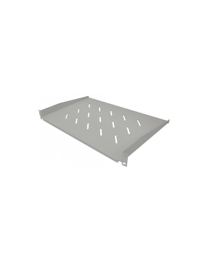 intellinet Półka 1U 350mm Rack 19, 2 pkt mocowania, perforowana, szara główny