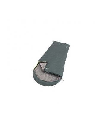Outwell Campion Lux Turkusowy Śpiwór 225 x 85 cm otwarty w 2 kierunkach - automatyczna blokada, w kształcie litery L Turkusowy