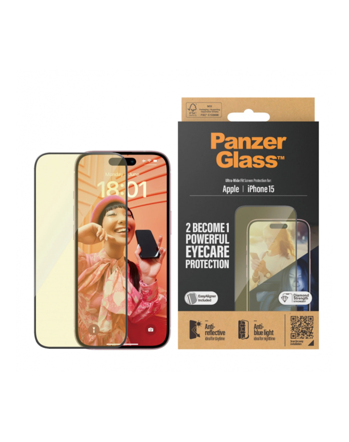 PanzerGlass - skarmbeskytter for mobil główny