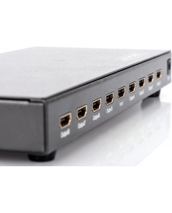 digitus Splitter HDMI 8-portowy FHD1080p 60Hz 3D HDCP 12, audio