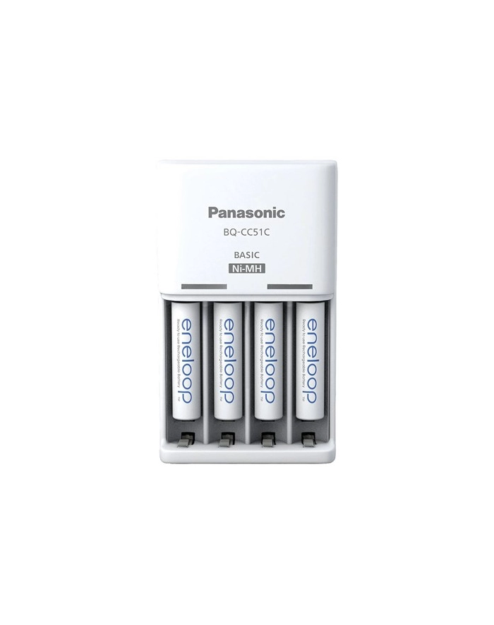 Ładowarka do akumulator'amp;oacute;w Ni-MH Panasonic Eneloop BQ-CC51 + 4 x R03/AAA Eneloop 800mAh BK-4MCD-E główny