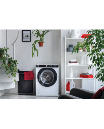 hoover Odkurzacz | Pralka | HWP4 37AMBC/1-S | Klasa efektywności energetycznej A | Ładowanie od przodu | Pojemność prania 7 kg | 1300 obr/min | Głębokość 46 cm | Szerokość 60 cm | Wyświetlacz | Wyświetlacz LCD | Funkcja pary | Wi-Fi | Biały