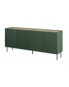 cama meble Komoda 4D2SZ ONDA 200x45xH85 zieleń - nr 1
