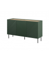 cama meble Komoda 3D2SZ ONDA 150x45xH85 zieleń - nr 1