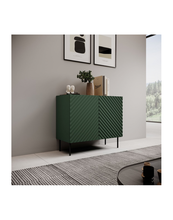 cama meble Komoda 2D ONDA 98x45xH85 zieleń główny