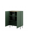 cama meble Regał 2D2SZ ONDA 98x45xH127 zieleń - nr 2