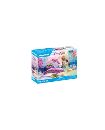 playmobil Zestaw figurek Princess Magic 71501 Syrenka z delfinami