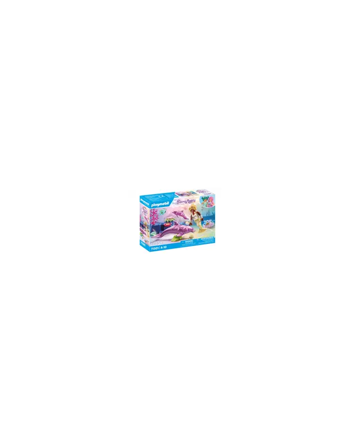 playmobil Zestaw figurek Princess Magic 71501 Syrenka z delfinami główny