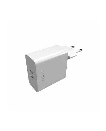 fixed Stały | Podwójna ładowarka sieciowa USB-C, obsługa PD, 65 W