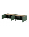 cama meble Szafka RTV 4D ONDA 200x40xH54,35 zieleń (stojąca lub wisząca) - nr 2