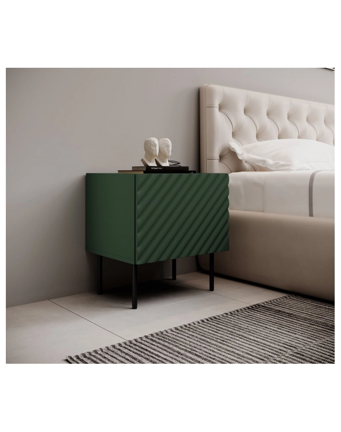 cama meble Szafka nocna ONDA 2szt 50x40xH54 zieleń główny