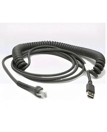 zebra CABLE - SHIELD-ED USB: POWER PLUS CONNECTOR, 7FT (28M), STRAIGHT, 12V